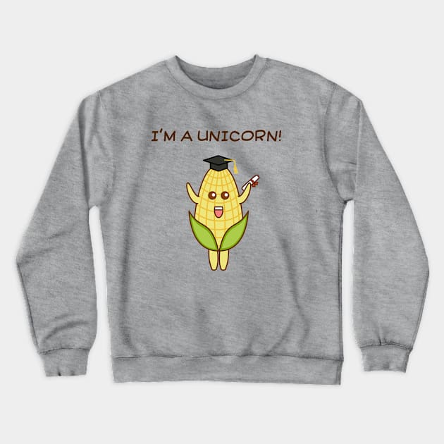 Unicorn Crewneck Sweatshirt by chyneyee